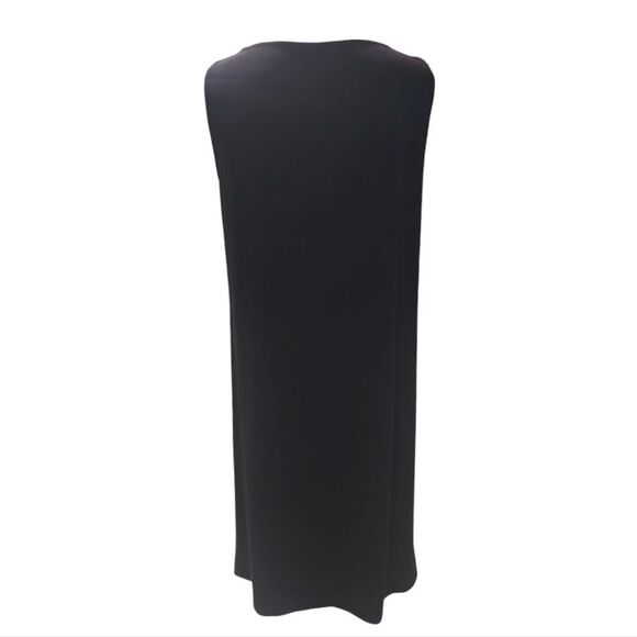 Eileen Fisher Viscose Tank Dress In Black Women's Medium - Picture 6 of 9